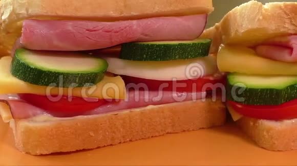 三明治加火腿视频的预览图