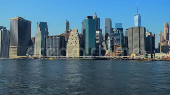 纽约纽约曼哈顿天际线美国视频的预览图
