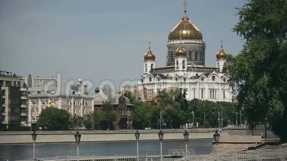 恢复主穹顶救世主基督大教堂莫斯科俄罗斯视频的预览图