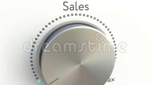 旋转旋钮与销售铭文视频的预览图