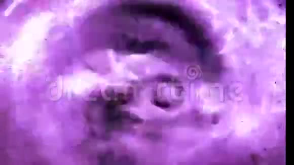 紫色水滴复古风格视频的预览图