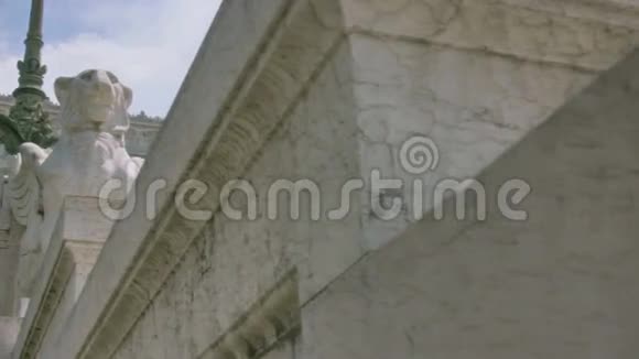 在意大利罗马揭开维克多伊曼纽尔二世纪念碑视频的预览图