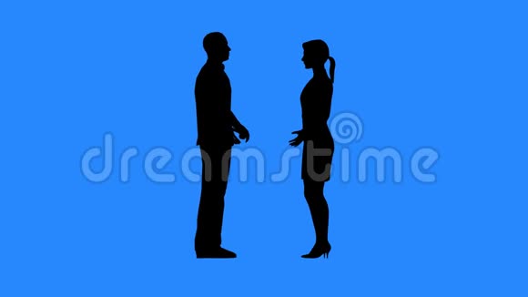 男人和女人互相交谈视频的预览图