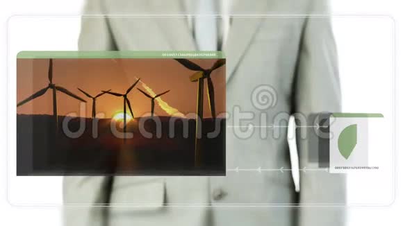 商人拖着关于可再生能源的视频视频的预览图