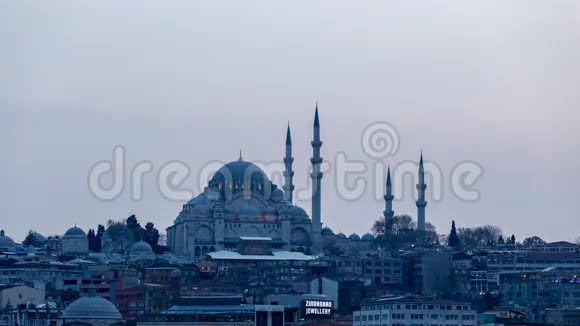 时光流逝RustemPasha清真寺视频的预览图