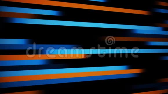 蓝橙数码线VJ循环抽象运动背景视频的预览图