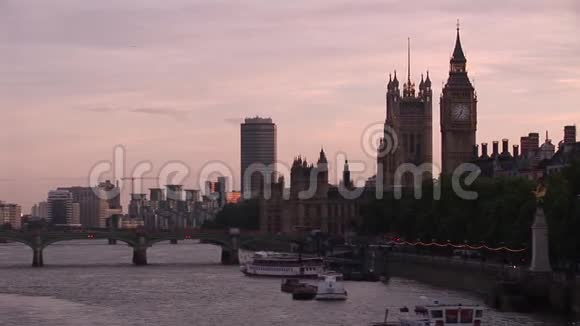 伦敦城展示大本钟视频的预览图