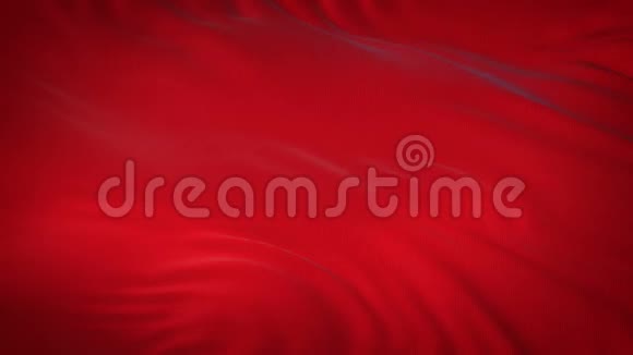 红色纺织织物在风中摇曳抽象的背景视频的预览图