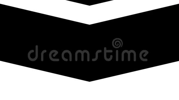 箭的形成动态黑白过渡动画与可选的卢马哑光包括阿尔法卢马马特视频的预览图