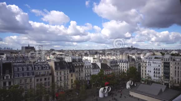 巴黎乔治蓬皮杜广场视频的预览图