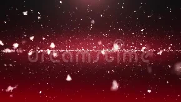 粒子尘埃抽象光运动标题电影红色背景环视频的预览图