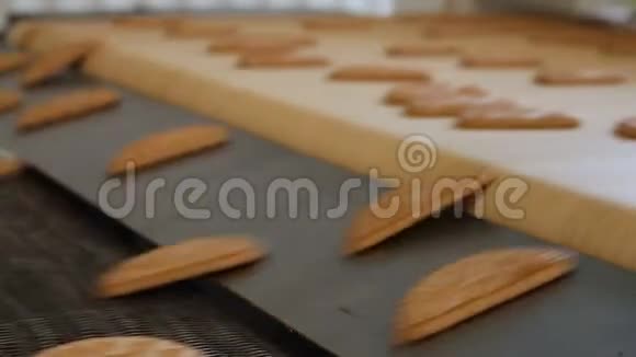 刚出炉的小饼干离开烤箱视频的预览图