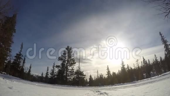 瑞典越野滑雪时间流逝视频的预览图