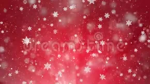 红白雪雪雪雪雪框背景视频的预览图