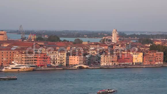 威尼斯全景九月的晚上意大利视频的预览图