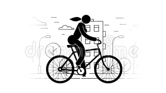 她骑着自行车视频的预览图