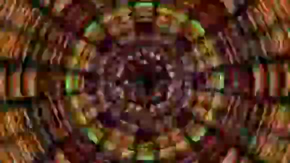 抽象复古科幻迷幻闪耀的背景视频的预览图