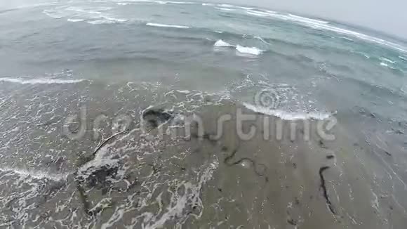 飞越加州北部的海浪视频的预览图