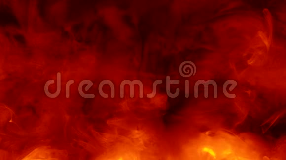 抽象火焰覆盖红橙色火焰视频的预览图