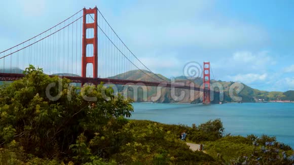 金门大桥旧金山从炮台东公园可以看到视频的预览图