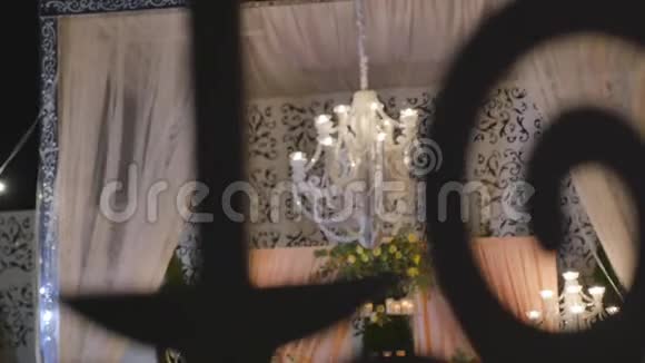 婚礼装饰婚礼地点婚礼仪式拱门婚礼装饰视频的预览图