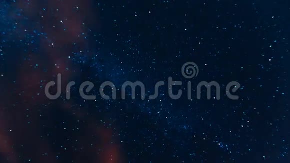 美丽的夜空星空视频的预览图