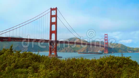 金门大桥旧金山从炮台东公园可以看到视频的预览图