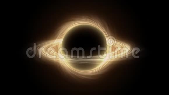 外层空间超大质量黑洞计算机图形模拟黑洞视频的预览图