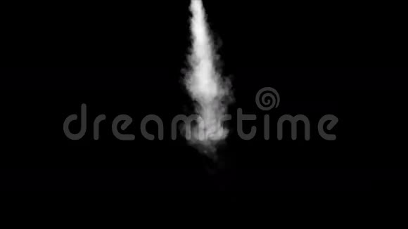 随机的蒸汽雾从黑色的背景中喷出视频的预览图