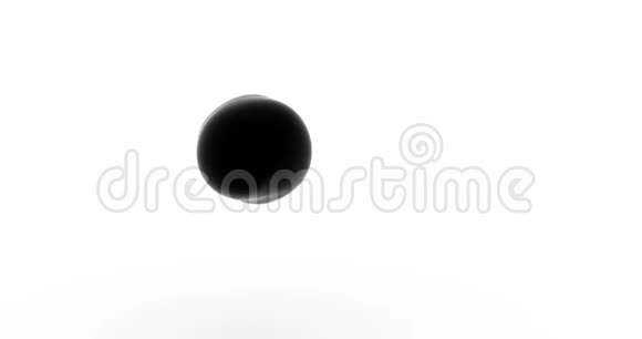 黑色3d流体漂浮形状镜头视频的预览图