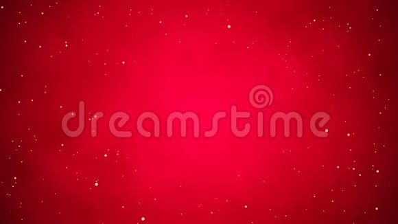 星云红色天空中金色粒子的动画多云的褐红色夜空中闪烁着星星视频的预览图