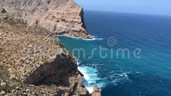 马洛卡山脉的蓝色海湾视频的预览图