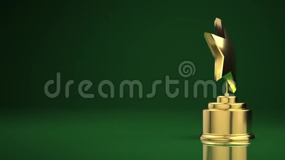 星奖绿色背景视频的预览图