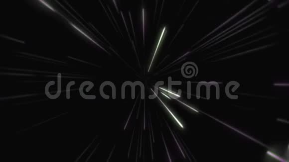 美丽的抽象背景射线用发光的线条和灯光引爆一颗星星用空间显示文字视频的预览图