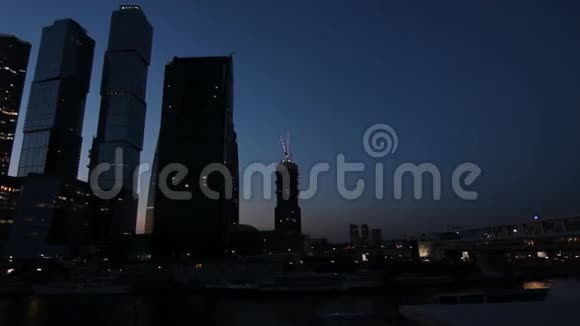 莫斯科的摩天大楼视频的预览图