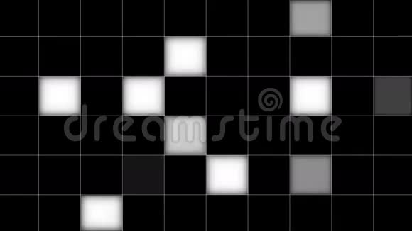 黑白棋盘马赛克Matte视频的预览图