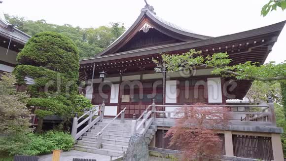 日本在镰仓的传统房子视频的预览图