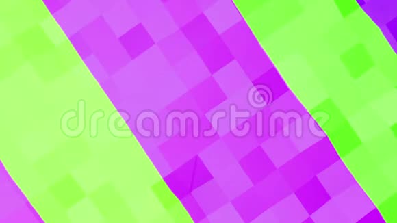 紫绿色低聚背景摘要3D渲染视频的预览图