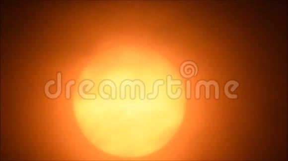 太阳日落移动带着飞机橙色视频的预览图