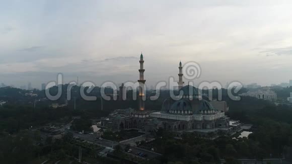 联邦领土清真寺空中录像视频的预览图