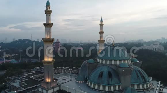 联邦领土清真寺空中录像视频的预览图
