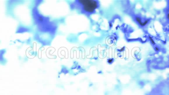温和闪烁的冰粒子在UHD视频循环动画视频的预览图