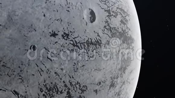 埃里斯矮星在外层空间的轨道上旋转3D投标视频的预览图
