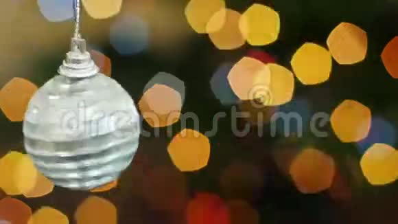 镜球旋转在博克灯标题领域视频的预览图
