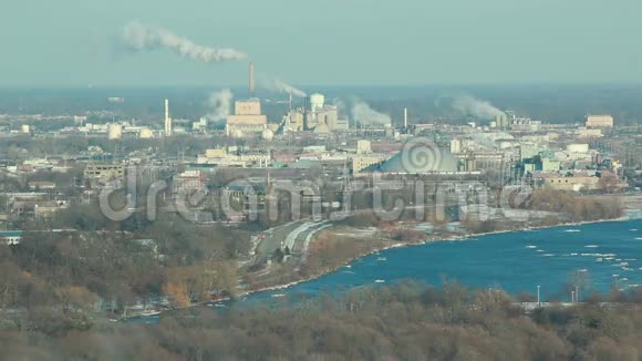 尼亚加拉瀑布市纽约工业1视频的预览图