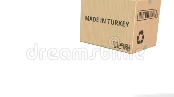 纸箱与模具在土耳其文本3D动动画视频的预览图