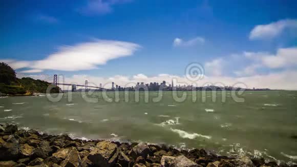 旧金山市中心和海湾大桥视频的预览图