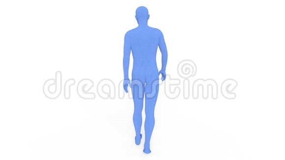 行走的男性身体视频的预览图