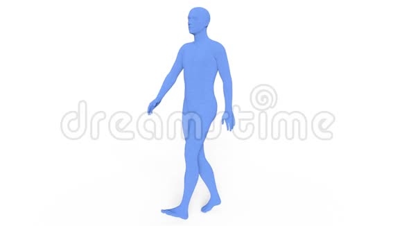 行走的男性身体视频的预览图