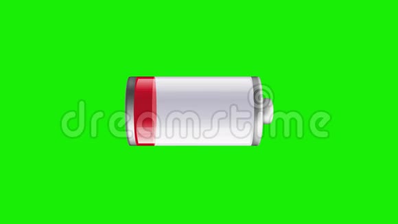 绿色屏幕闪烁低电池符号视频的预览图